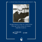 Sevgili Hocamız Prof. Dr. Cavit Orhan Tütengil’i Anıyoruz!