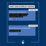 Mart 2026 Etkinlik Takvimi