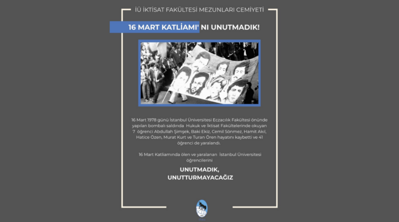 UNUTMADIK, UNUTTURMAYACAĞIZ!