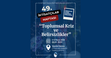 İÜ İKTİSAT FAKÜLTESİ MEZUNLARI CEMİYETİ’NİN DÜZENLEDİĞİ 49. İKTİSATÇILAR HAFTASI BAŞLIYOR!