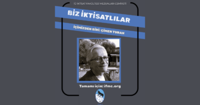 BİZ İKTİSATLILAR: İÇİMİZDEN BİRİ ÇİMEN TURAN
